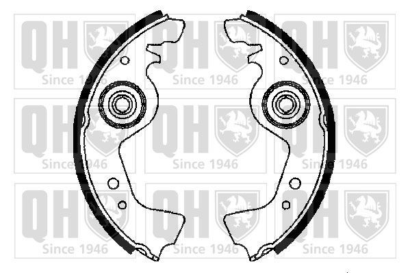 QUINTON HAZELL Piduriklotside komplekt BS544 QUINTON HAZELL BS544 Trummelpiduriklotsid 147 Hatchback originaal hind