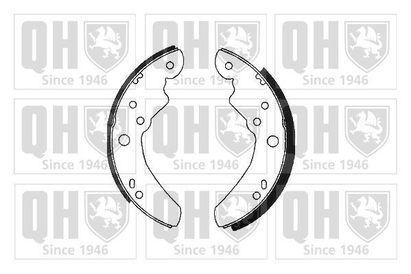 QUINTON HAZELL Bremsesko sett BS581 QUINTON HAZELL BS581 Bremsesko Ford TRANSIT originale