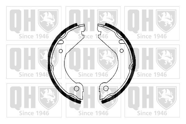 QUINTON HAZELL Piduriklotside komplekt, seisupidur BS671 QUINTON HAZELL BS671 originaal Piduriklotside seisupidur Volvo 945 Kombi hind
