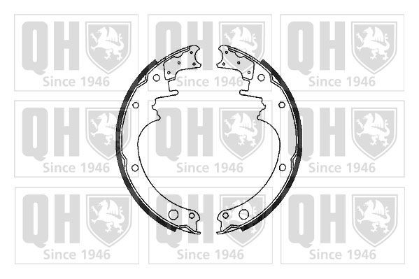 QUINTON HAZELL Bromsbacksats BS747 QUINTON HAZELL BS747 Trumbroms Nissan Patrol K160 original