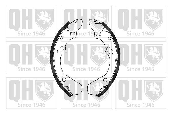 QUINTON HAZELL Piduriklotside komplekt BS788 QUINTON HAZELL BS788 Trummelpiduriklotsid Mazda 323 BG odav