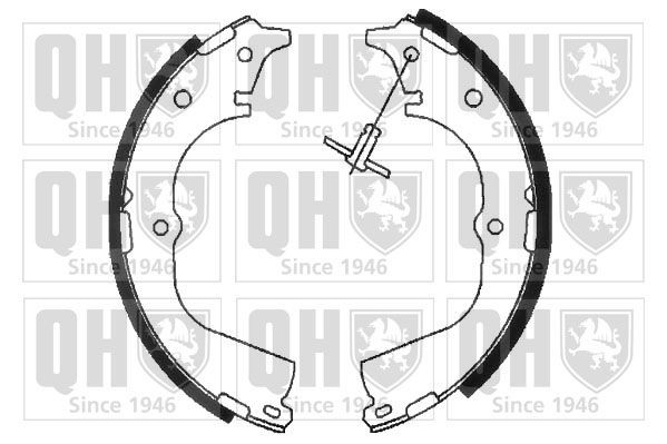 QUINTON HAZELL Bromsbacksats BS881 BS881 QUINTON HAZELL bromsbacksats TOYOTA AVENSIS