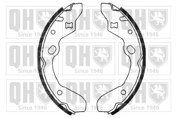 QUINTON HAZELL Piduriklotside komplekt BS888 QUINTON HAZELL BS888 Trummelpiduriklotsid Mazda 323 BG originaal hind