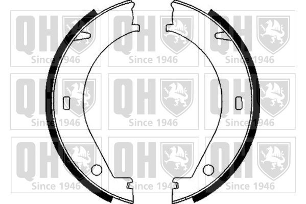 QUINTON HAZELL Sada brzd. čeľustí parkov. brzdy BS895 Čeľustí parkovacej brzdy QUINTON HAZELL Volvo S80 BS895