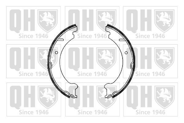 QUINTON HAZELL Handremschoenen BS926 BS926 Handremschoen set VOLVO V40 Hatchback QUINTON HAZELL