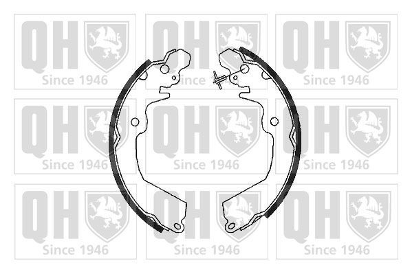 QUINTON HAZELL Sada brzdových čeľustí BS937 QUINTON HAZELL BS937 Sada brzdových čeľustí Galant VI Sedan (E30) cena