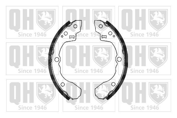 QUINTON HAZELL Bremsesko sett BS952 QUINTON HAZELL BS952 Bremsesko Kia Sephia FA pris