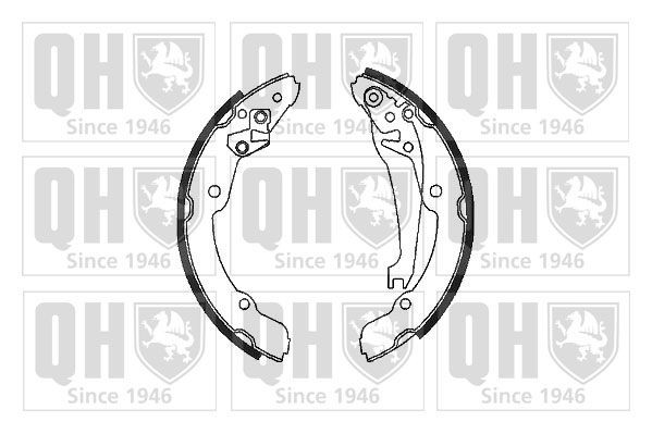 QUINTON HAZELL Σετ σιαγόνων φρένων BS991 Σετ σιαγόνων φρένων QUINTON HAZELL ROOMSTER BS991 φθηνά