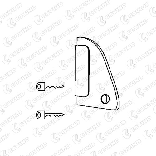 COVIND Deurhendel CF0/194 Deurklink COVIND ALFA ROMEO CF0/194