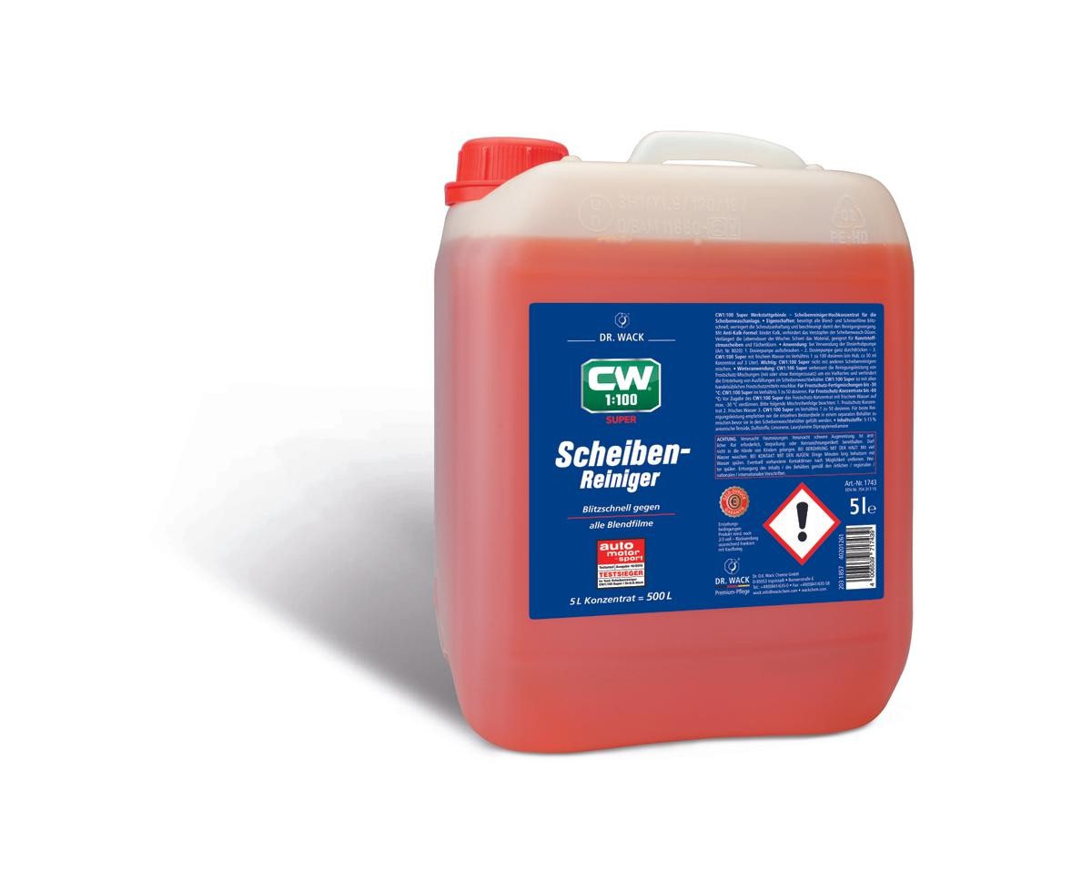 DR. Wack Spylervæske 1743 1743 Vindusspylervæske MERCEDES-BENZ GLE DR. Wack