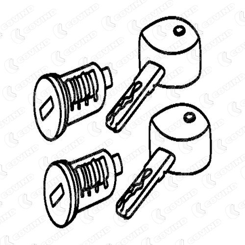 COVIND Låsecylinder 540/199 540/199 Cylinderlås MERCEDES-BENZ M-klasse COVIND
