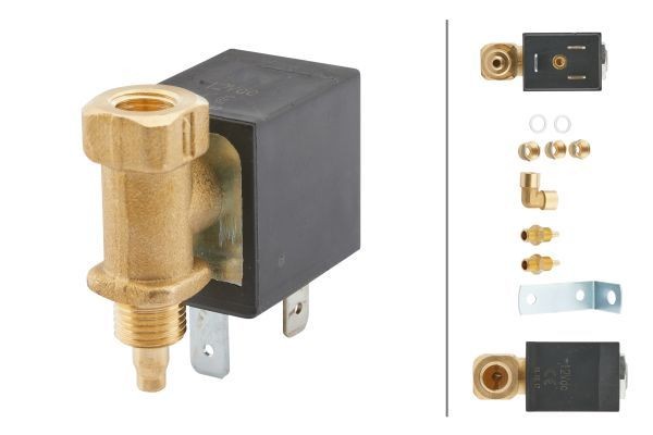 HELLA Kontakt, horn 9XL 715 991-021 Relæ, horn TESLA HELLA 9XL 715 991-021