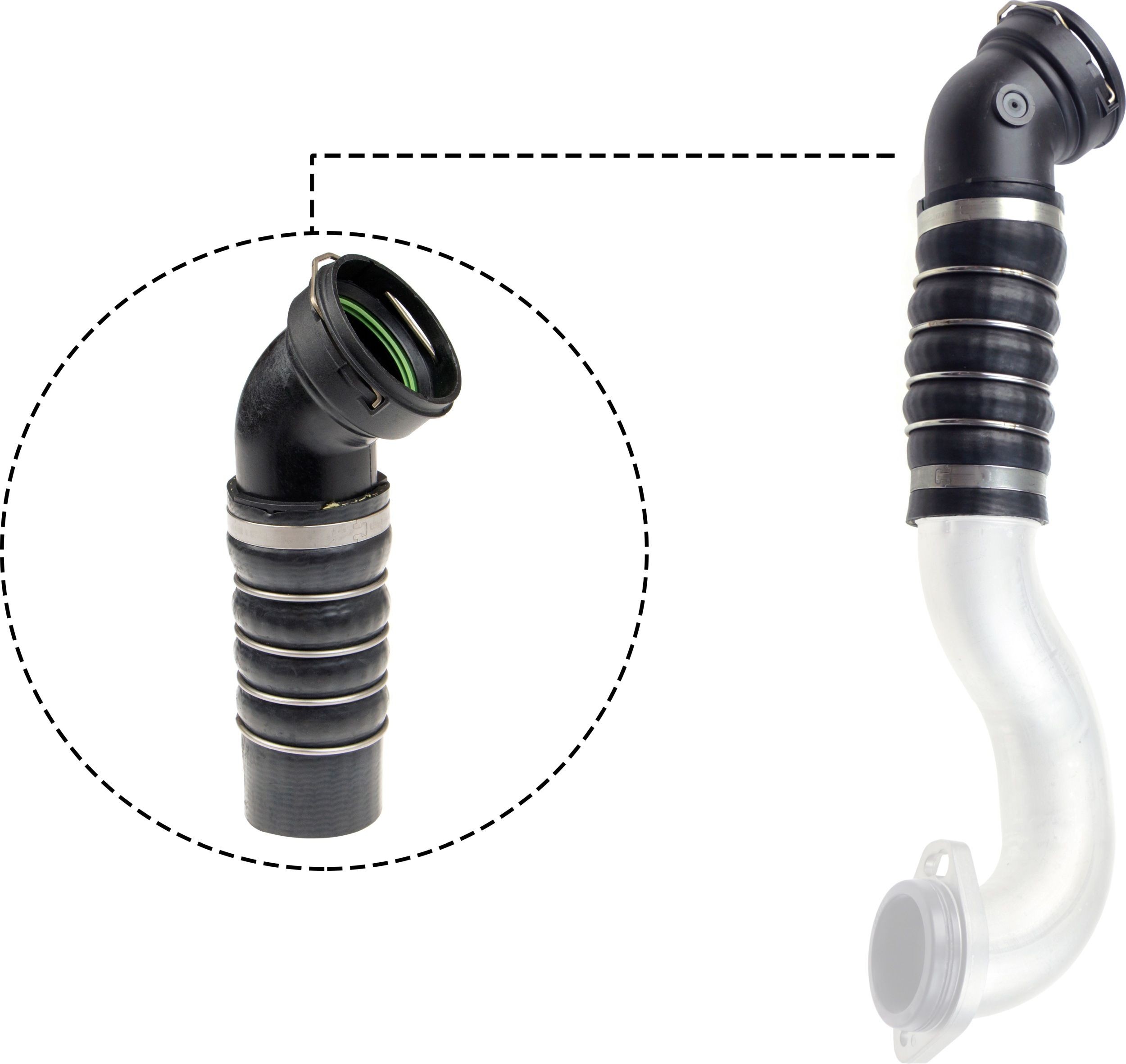 GATES Ladeluftslange 09-0197 09-0197 Ladeluftslange BMW 5-serie GATES