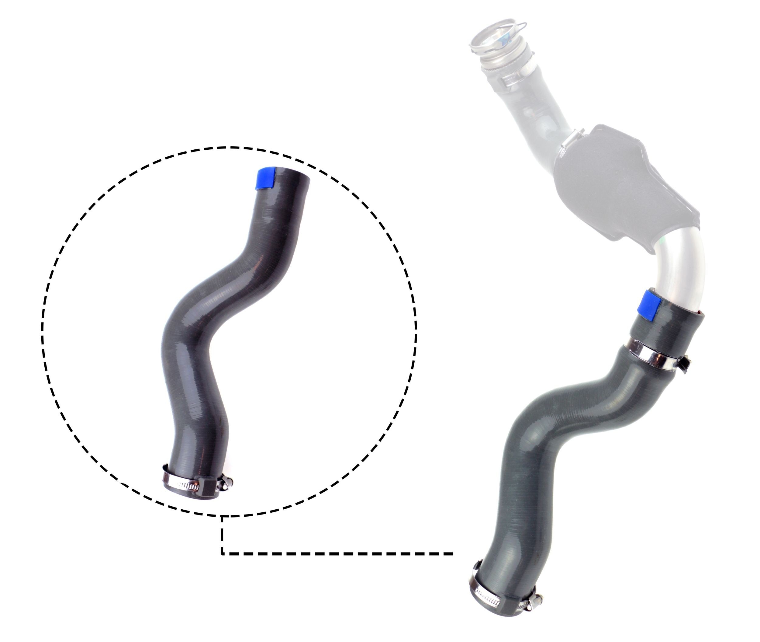 GATES Laddluftslang 09-0535 GATES 09-0535 Laddluftslang Opel Vivaro Skåpbil original