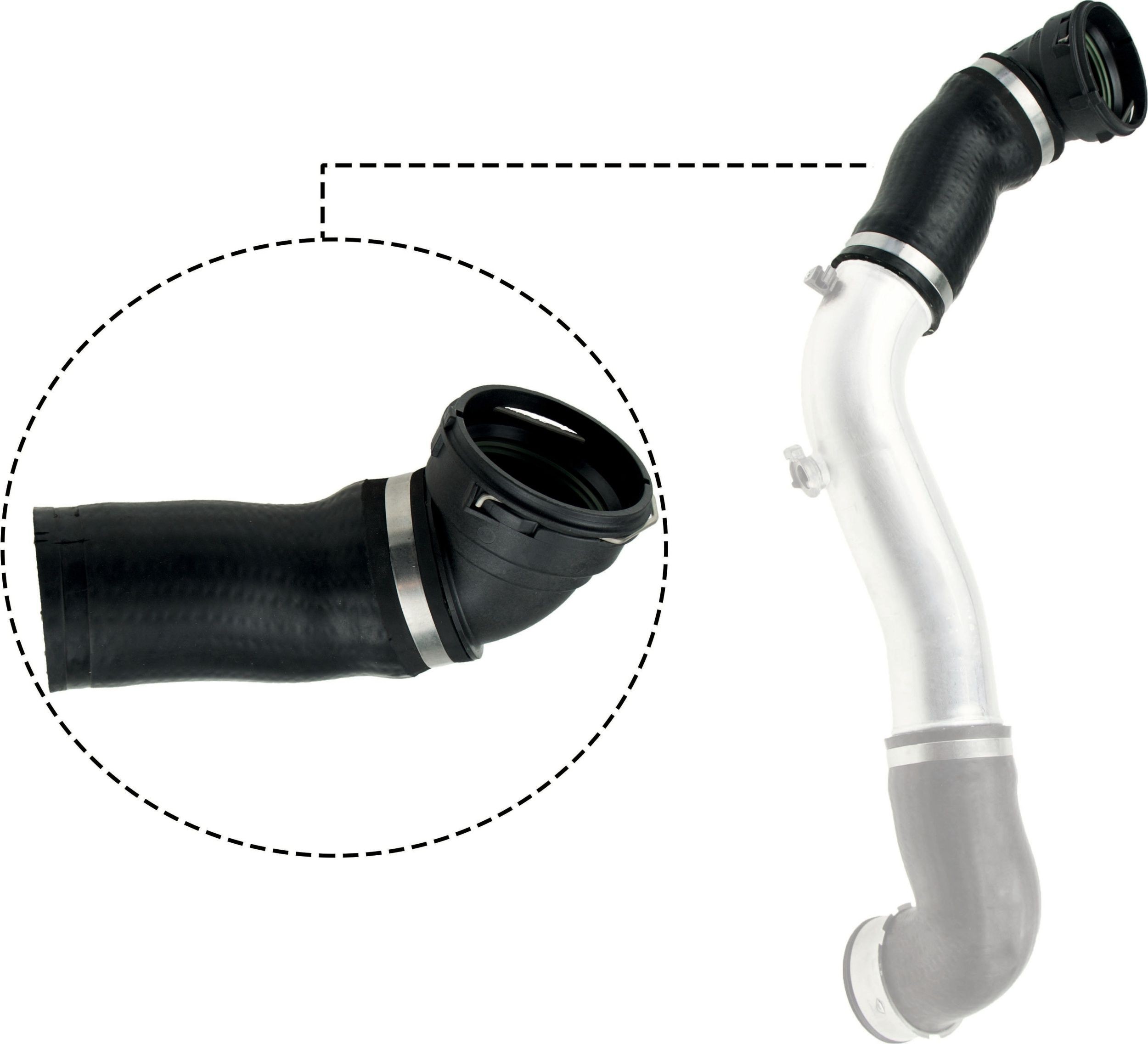 GATES Laddluftslang 09-0725 09-0725 GATES turborör SUBARU WRX
