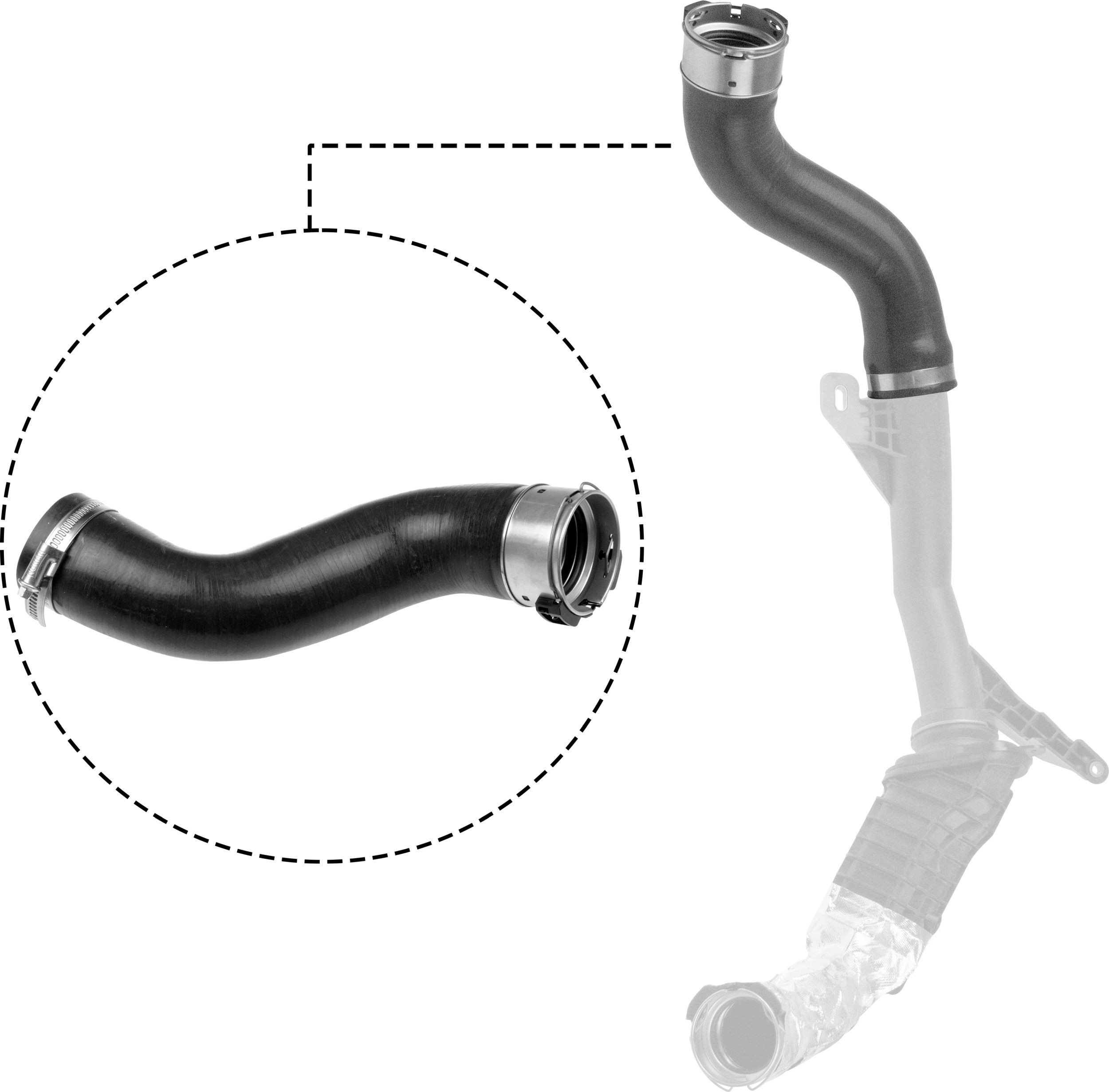 GATES Gaine de suralimentation 09-0812 GATES 09-0812 Gaine de suralimentation Renault Laguna 1 pas cher