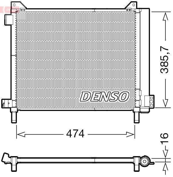 DENSO Condensatore climatizzatore DCN46030 DCN46030 costo Radiatore aria condizionata DENSO NISSAN PRIMASTAR