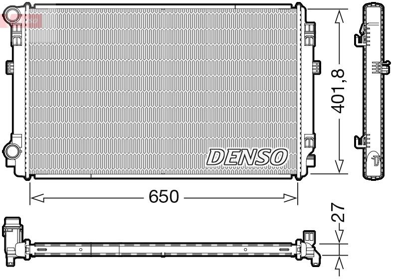 DENSO Radiators, Motora dzesēšanas sistēma DRM32048 DRM32048 Dzesēšanas radiatori SKODA KAMIQ DENSO