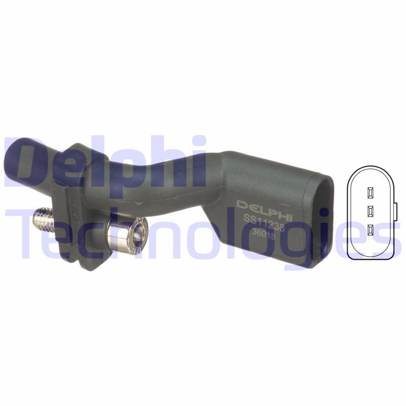 DELPHI Kurbelwellensensor SS11238 KW-Sensor DELPHI VENTO SS11238 günstig