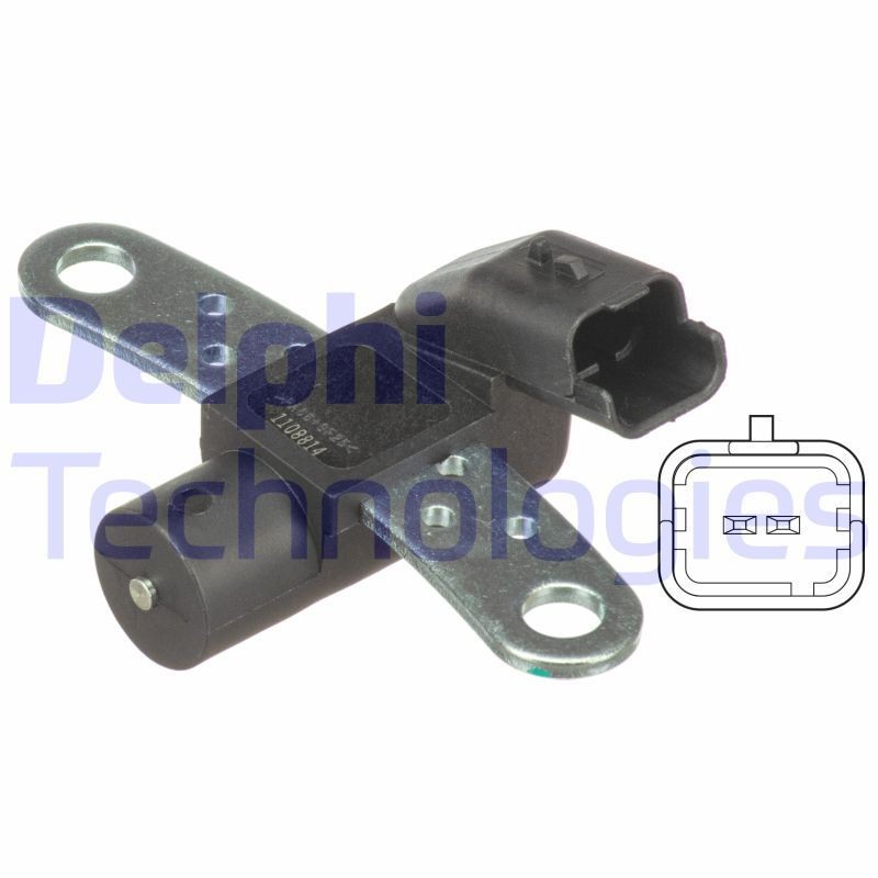 DELPHI Snímač impulzov kľukového hriadeľa SS11265 DELPHI SS11265 Snímač otáčok motora Megane II Sedan (LM) originálne cena