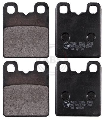 A.B.S. Kit pastiglie freno, Freno di stazionamento a disco 35189 A.B.S. 35189 Ganasce freno a mano ALFA ROMEO AR8 Camion pianale/Telaio (280) originali prezzo