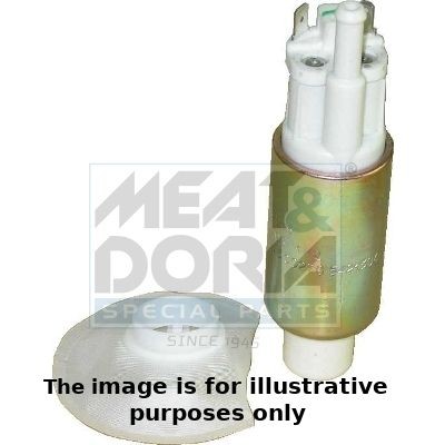 MEAT & DORIA Bensapumppu 76296E 76296E MEAT & DORIA Polttoainepumppu Peugeot 108 hinta