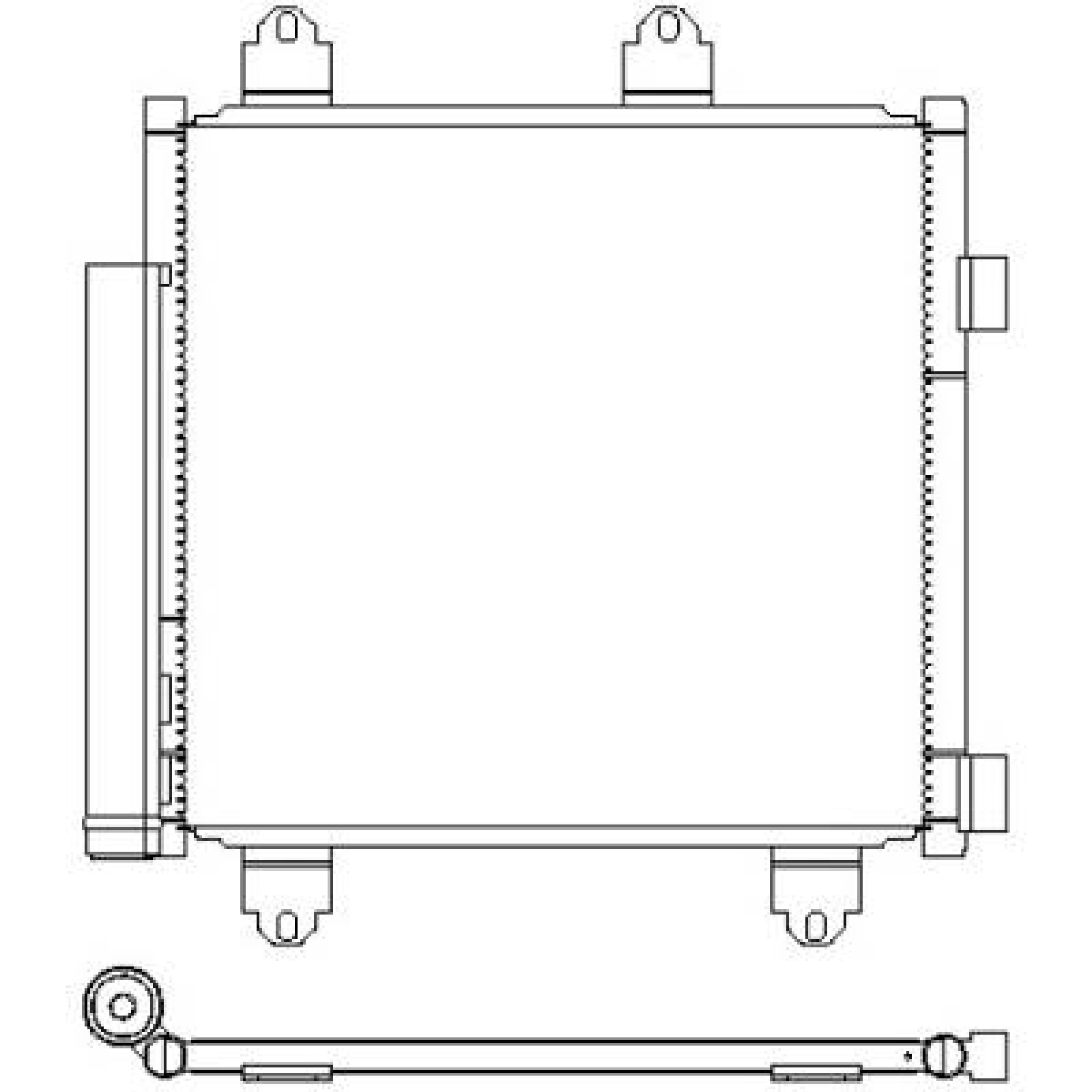 DIEDERICHS Condensor voor airco DCC2020 DCC2020 Condensor CITROËN DS4 DIEDERICHS