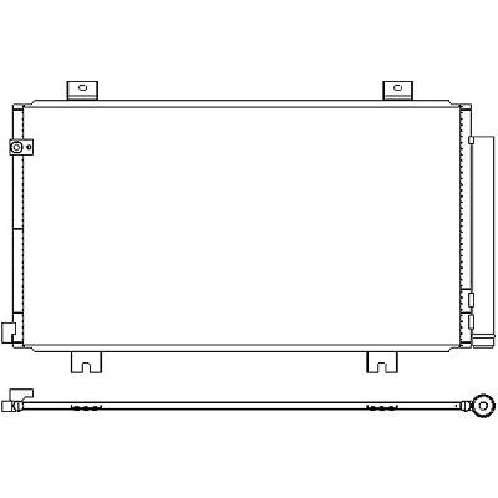 DIEDERICHS Air conditioning condenser DCC2026 DCC2026 DIEDERICHS ac condenser for KIA MAGENTIS