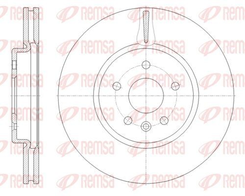 KAWE Remschijf 61794 10 61794 10 Remschijf OPEL MANTA KAWE