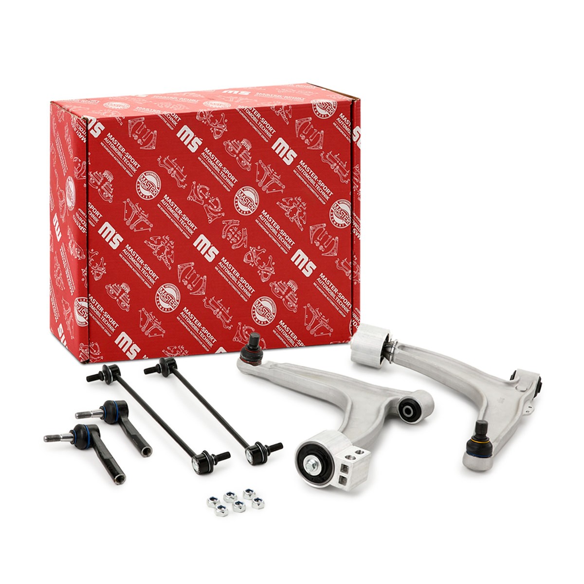 MASTER-SPORT Jogo de braços oscilantes, suspensão de rodas 36997-KIT-MS MASTER-SPORT 36997-KIT-MS originais Kit de reparação braço oscilante Astra H GTC custo