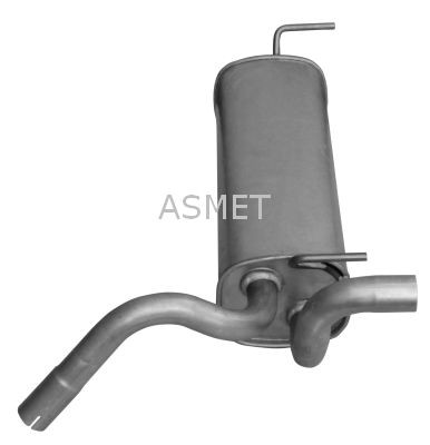 ASMET Bakre ljuddämpare 05.248 05.248 ASMET bakre ljuddämpare Opel COMMODORE