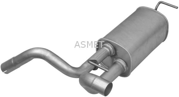 ASMET Uitlaat middendemper 05.258 Mazda 3 Uitlaat middendemper ASMET 05.258
