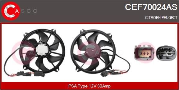 CASCO Elmotor, kylarfläkt CEF70024AS CASCO CEF70024AS elmotor, kylarfläkt Сitroën ZX N2 pris