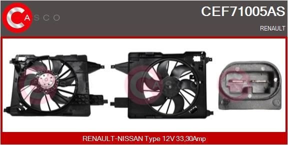 CASCO Elettromotore, Ventola radiatore CEF71005AS CASCO CEF71005AS costo Elettromotore, ventola radiatore Renault Megane 2 Grandtour originale