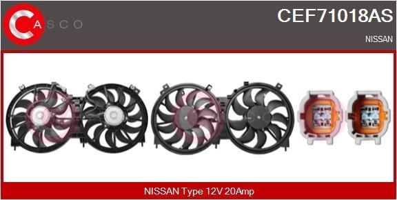 CASCO Elektrische motor, radiateurventilator CEF71018AS CASCO CEF71018AS Elektrische motor, radiateurventilator SEAT IBIZA kosten