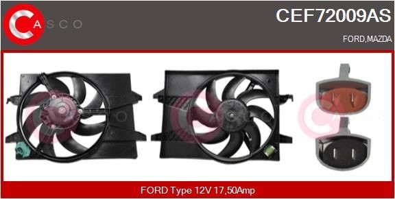 CASCO Elektrimootor, radiaatoriventilaator CEF72009AS CASCO CEF72009AS Elektrimootor, radiaatoriventilaator Chrysler GRAND VOYAGER odav