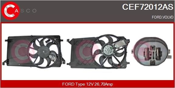 CASCO Elektrimootor, radiaatoriventilaator CEF72012AS CASCO CEF72012AS originaal Elektrimootor, radiaatoriventilaator CHRYSLER GRAND VOYAGER hind
