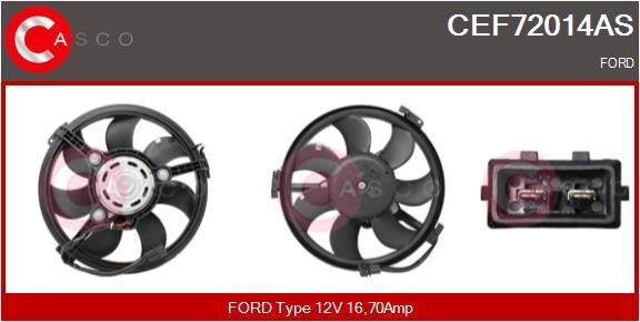 CASCO Elektromotor, Kühlerlüfter CEF72014AS CEF72014AS CASCO Elektromotor, Kühlerlüfter Transit Mk7 Bus (V363) Kosten