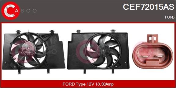CASCO Elektrimootor, radiaatoriventilaator CEF72015AS CASCO CEF72015AS Elektrimootor, radiaatoriventilaator Chrysler GRAND VOYAGER originaal