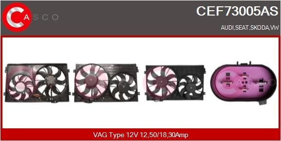 CASCO Elektromotor, Kühlerlüfter CEF73005AS CASCO CEF73005AS Elektromotor, Kühlerlüfter Skoda Octavia Combi Kosten