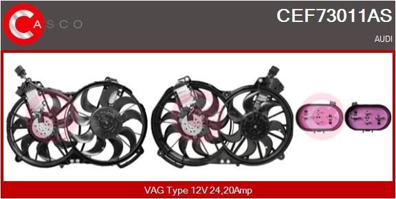 CASCO Elektrimootor, radiaatoriventilaator CEF73011AS CASCO CEF73011AS Elektrimootor, radiaatoriventilaator