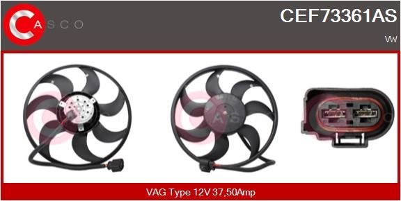 CASCO Motoventilateur CEF73361AS Ventilateur de radiateur CASCO AVEO CEF73361AS pas cher