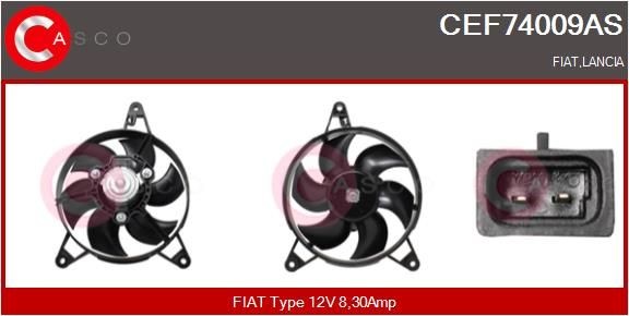 CASCO Kjølevite, radiator CEF74009AS CASCO CEF74009AS Elektromotor, radiator ventilator LANCIA Delta III (844) til en fordelagtig pris