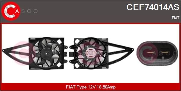 CASCO Elektromotor vetráka chladiča CEF74014AS CASCO CEF74014AS Elektromotor vetráka chladiča Volvo 343 cena
