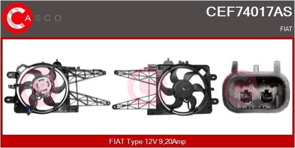 CASCO Elektromotor vetráka chladiča CEF74017AS cena Elektromotor vetráka chladiča SMART CEF74017AS CASCO