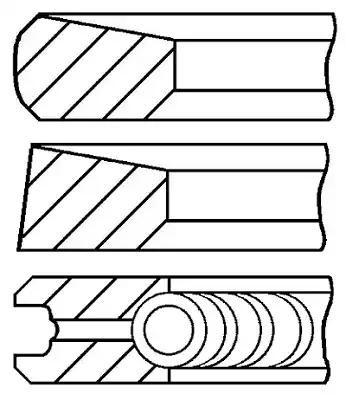 GOETZE ENGINE Kolbenringsatz 08-287100-00 08-287100-00 GOETZE ENGINE Mitsubishi Pajero 2 Kolbenringe Kosten