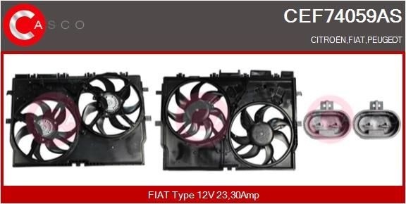 CASCO Elektromotor vetráka chladiča CEF74059AS CASCO CEF74059AS Elektromotor vetráka chladiča Smart cena originálne