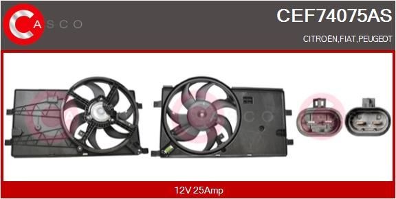 CASCO Elektromotor, kølerventilator CEF74075AS Elektromotor, kølerventilator CASCO 307 CEF74075AS billig
