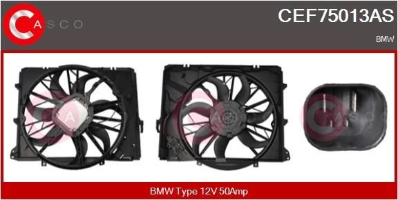 CASCO Elektrische motor, radiateurventilator CEF75013AS Elektrische motor, radiateurventilator CASCO 5-serie CEF75013AS goedkoop