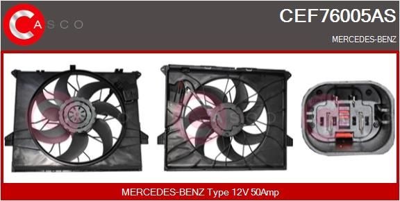 CASCO Elettromotore, Ventola radiatore CEF76005AS CASCO CEF76005AS Elettromotore, ventola radiatore Mercedes W463 originale prezzo